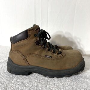 Red Wing Shoes King Toe Tan Lace Up Protective Footwear Work Boots 9.5D